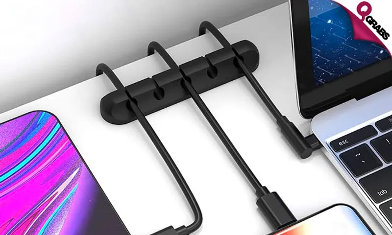 TWO 5-Slot Cable Organizers!
